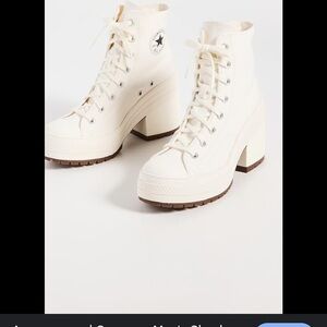 Converse 6.5 high heels platform new